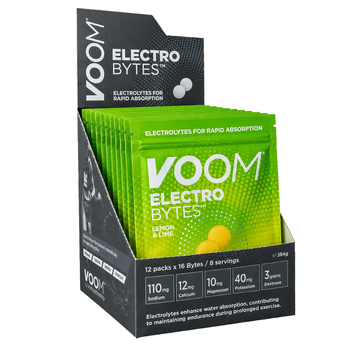 Voom Electro Bytes Anti Cramp Chews (110mg natrium)