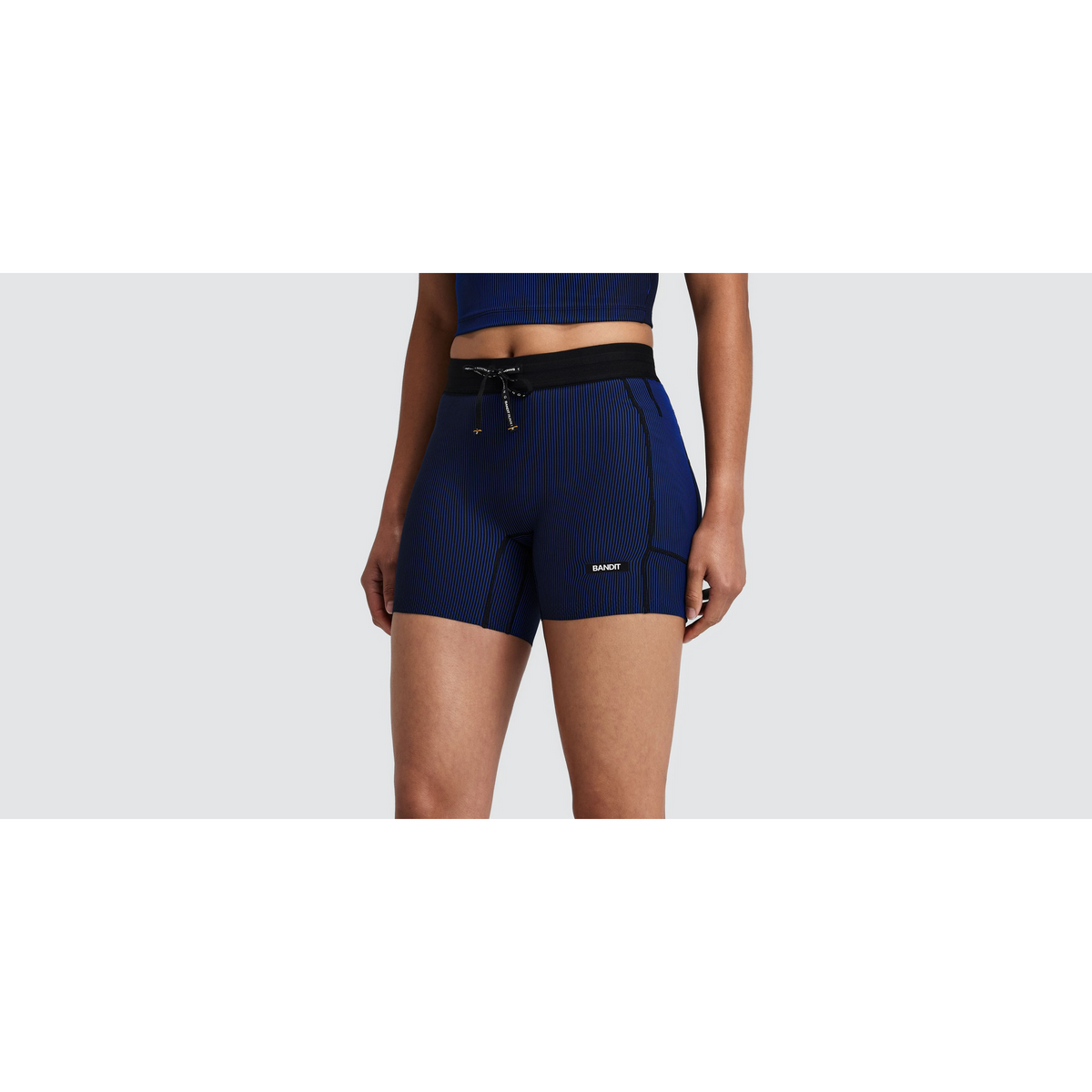 Bandit Striped Cadence 5" Compression Shorts Dames