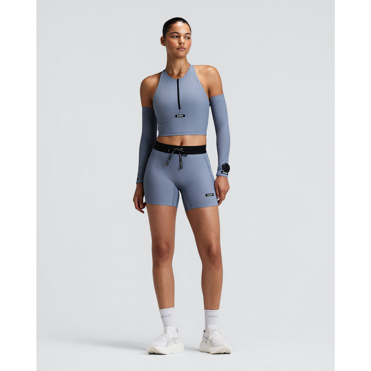 Bandit Striped Cadence 5" Compression Shorts Dames | Trail.nl