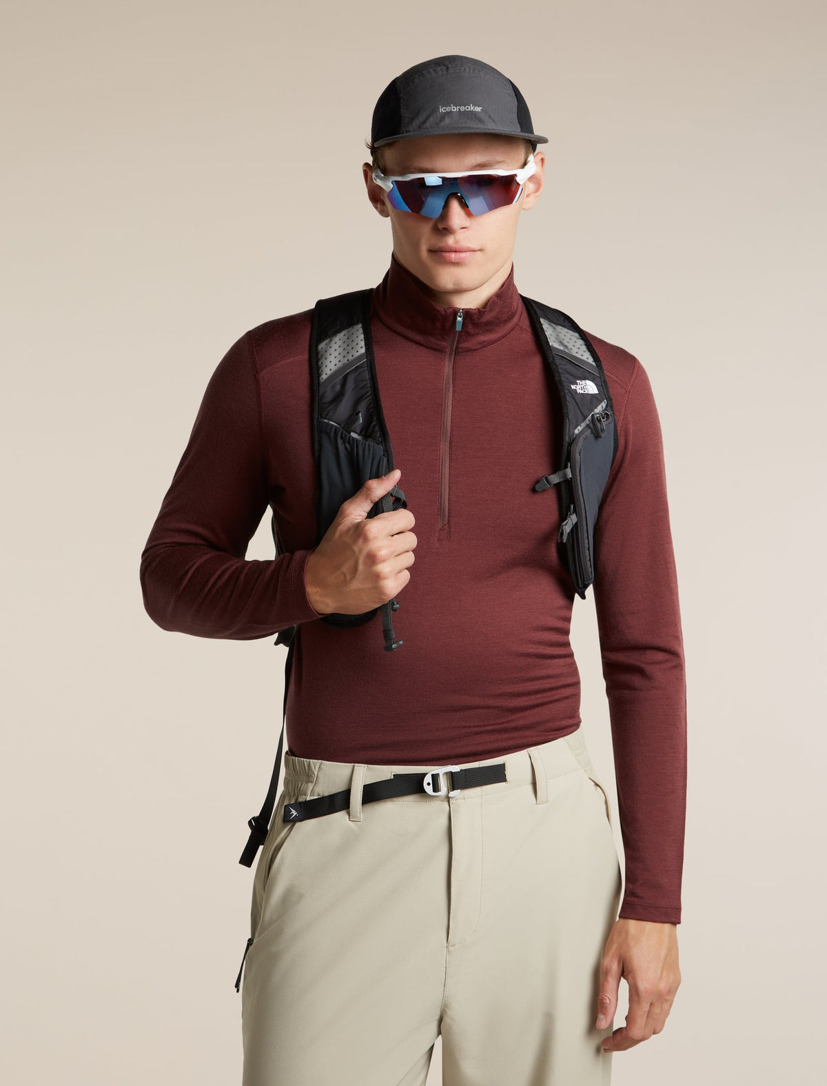 Icebreaker 200 Oasis Half Zip Heren