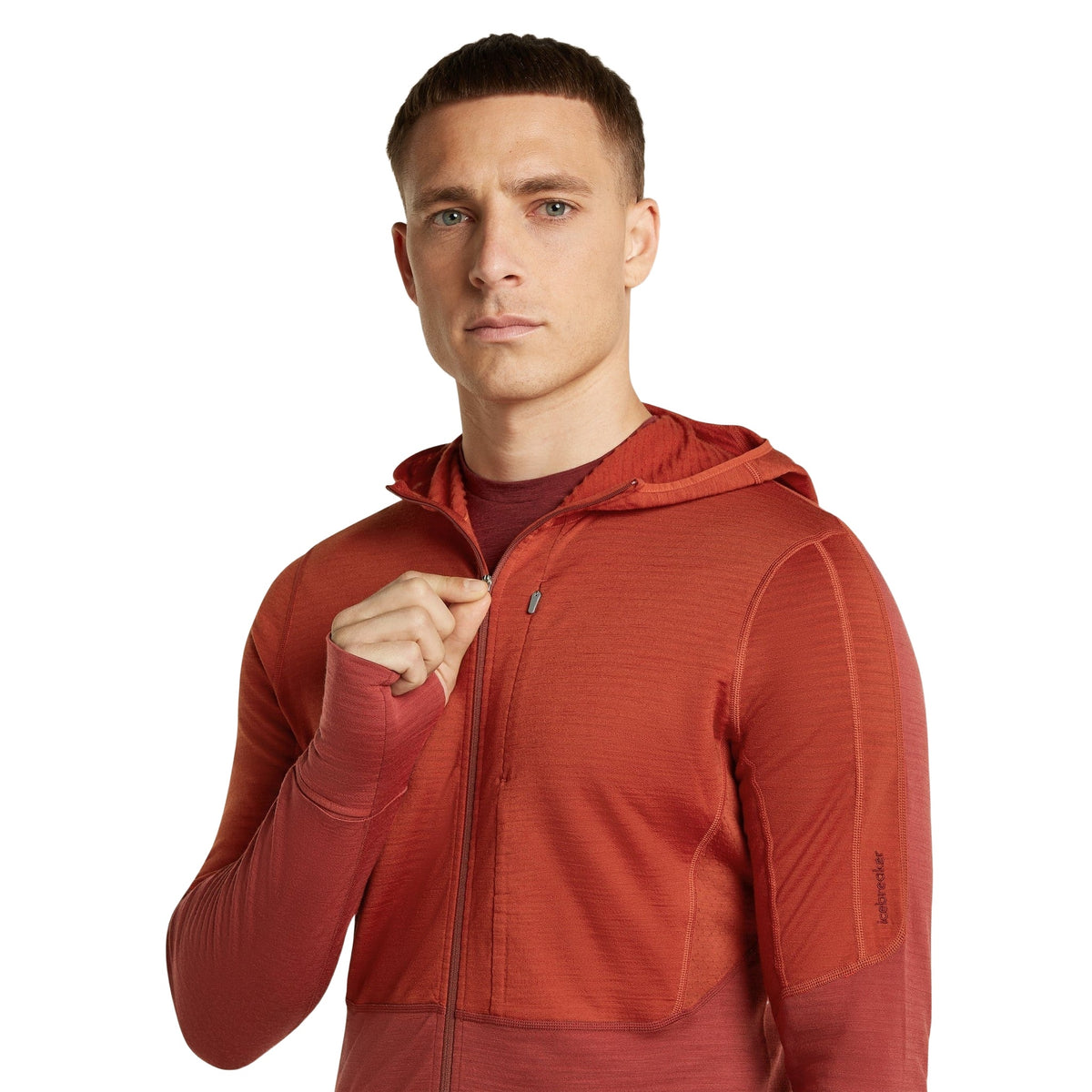 Icebreaker 200 RealFleece Descender Hoodie Heren | Trail.nl