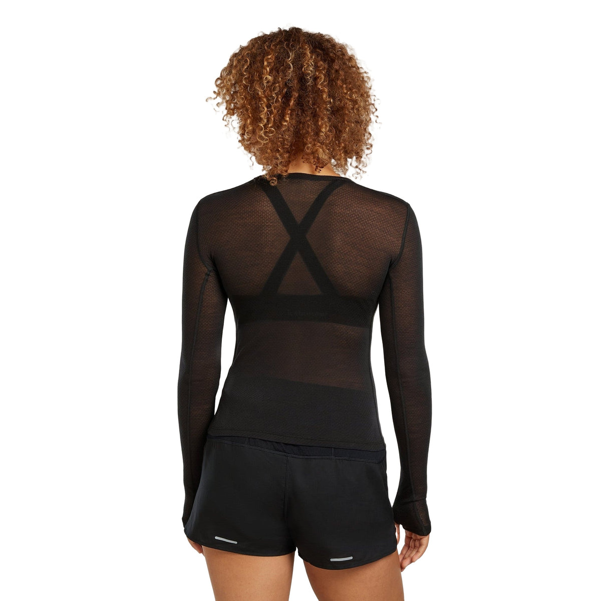 Icebreaker 75 Featherlight Longsleeve Dames | Trail.nl