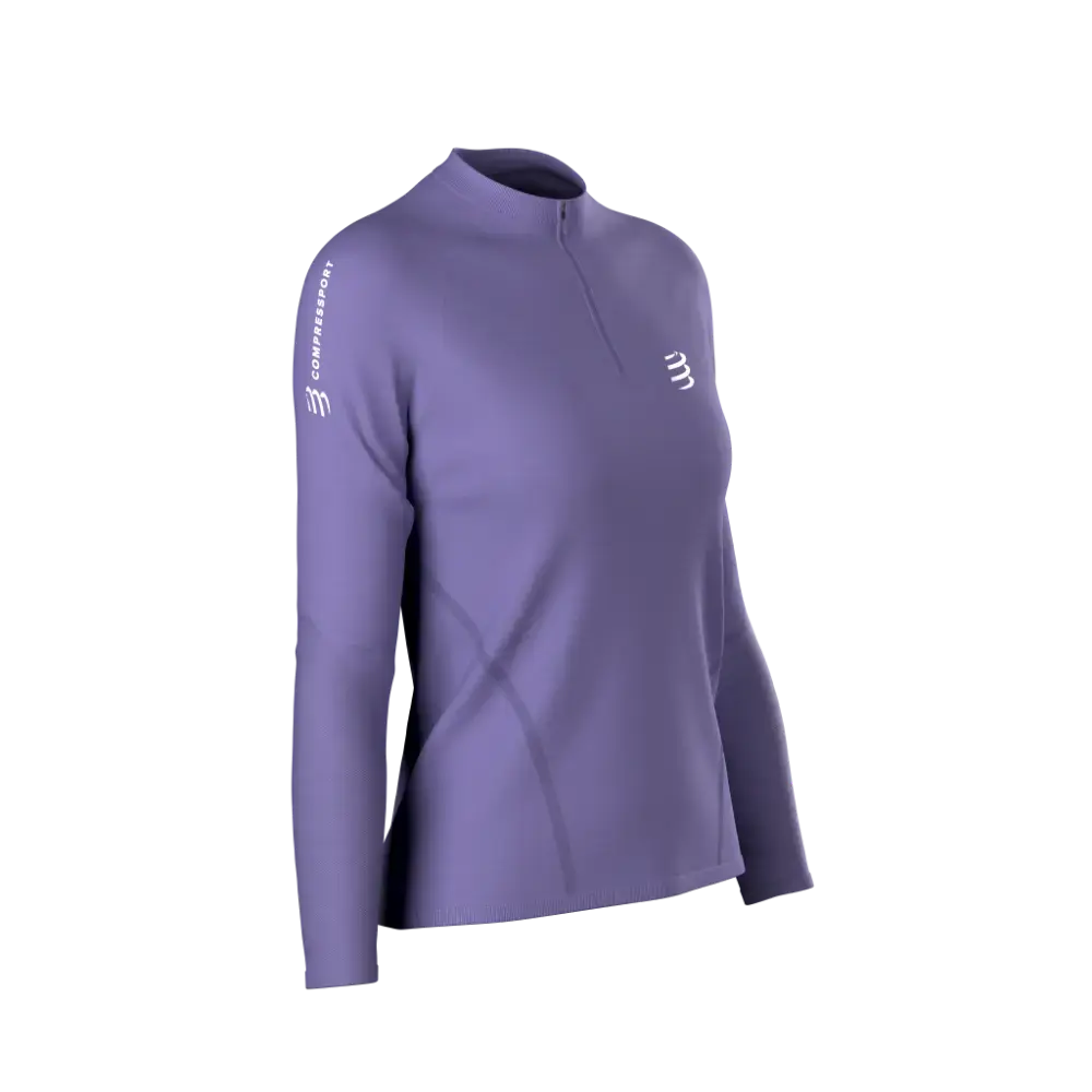 Compressport Merino Half-Zip Longsleeve Dames