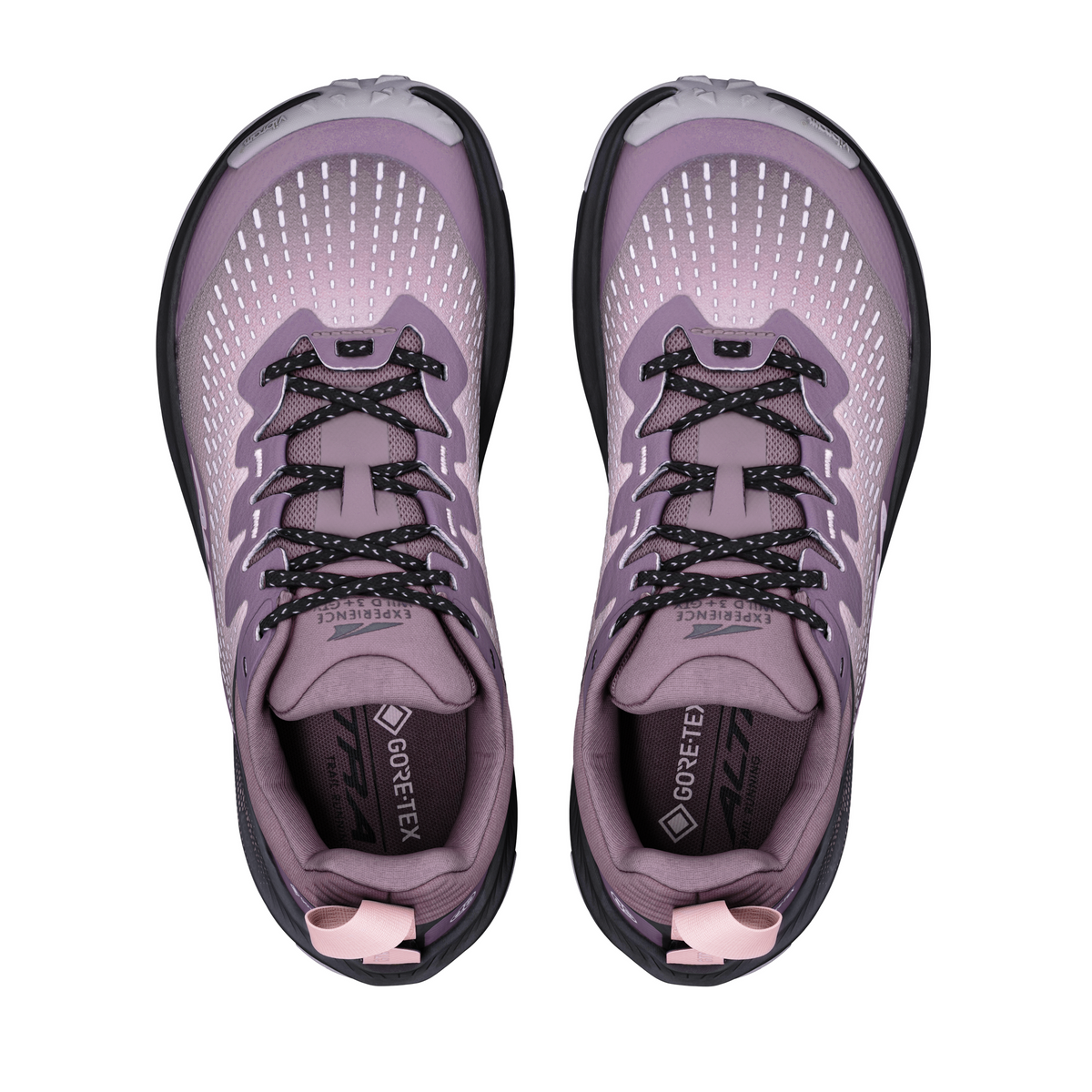 Altra Experience Wild 3+ GTX Damen in Lila – Paar von oben