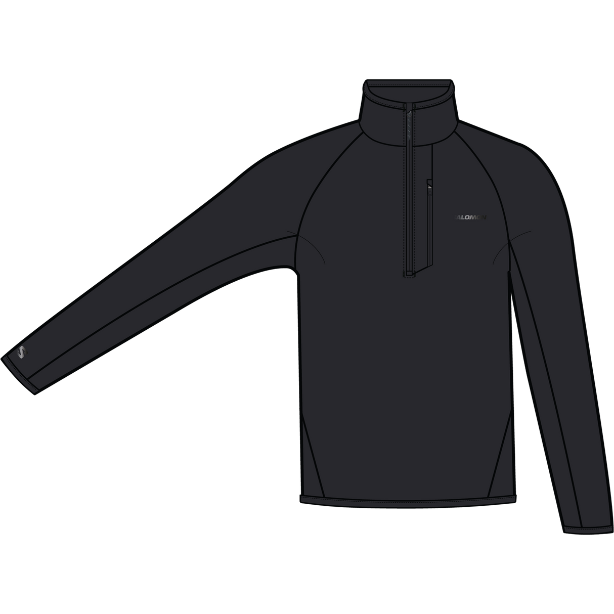 Salomon Essential Lightwarm Half Zip Heren
