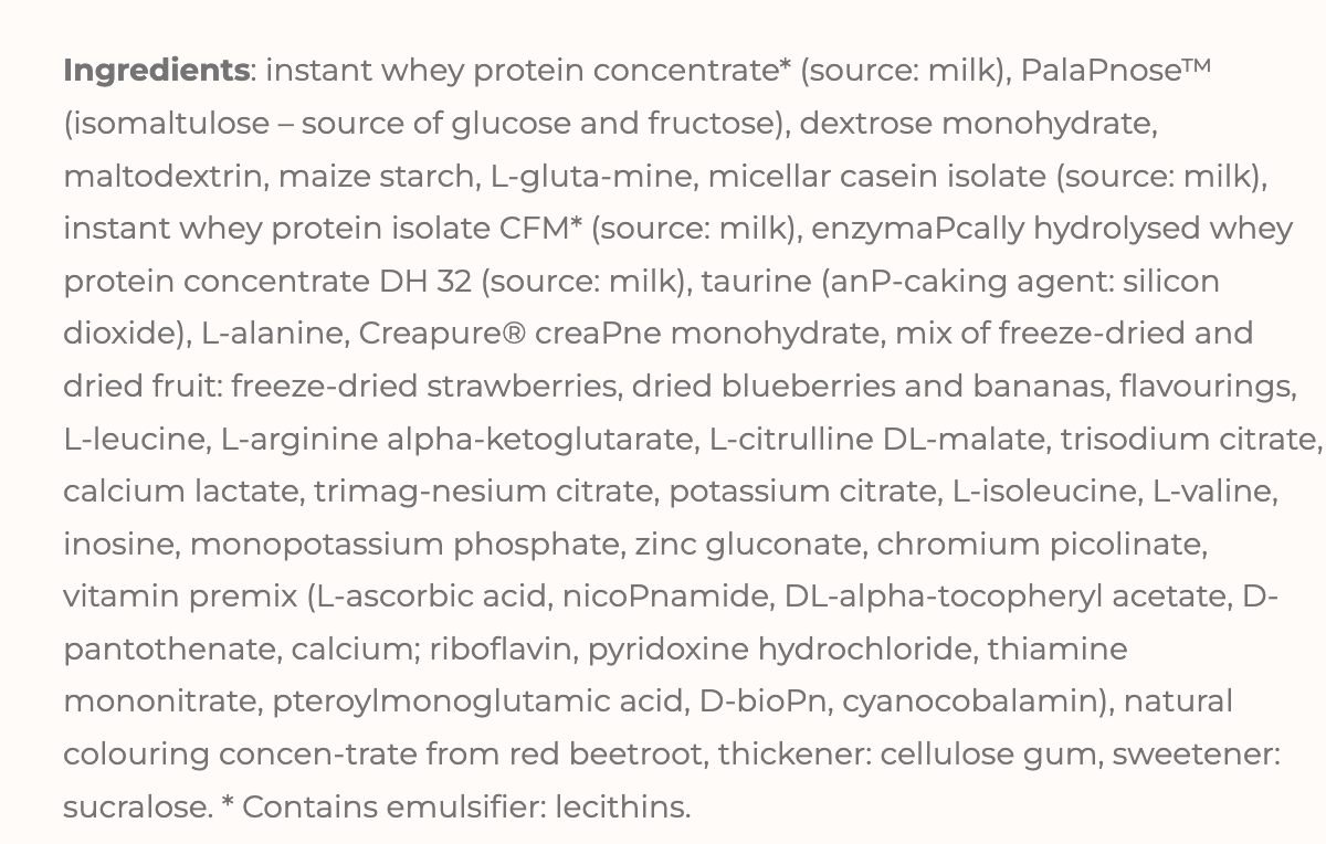 Chimpanzee Recovery Drink