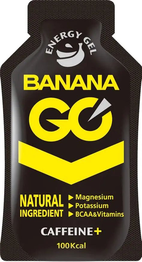 BananaGO | Caffeine+ | Energy Gel | 25 Gram Carbs | Trail.nl