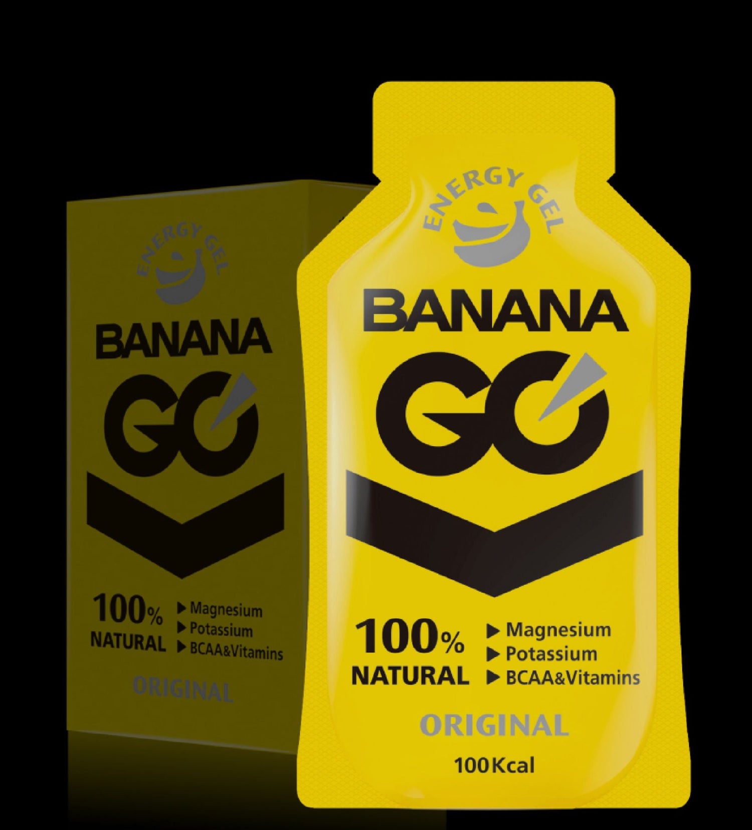 BananaGO | Original | Energy Gel | 25 Gram Carbs | Trail.nl
