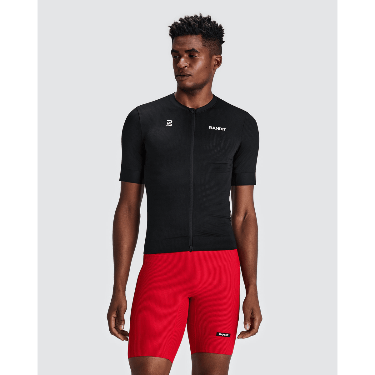 Bandit Geomesh 2-Way Zip Run Top Heren - Trail.nl
