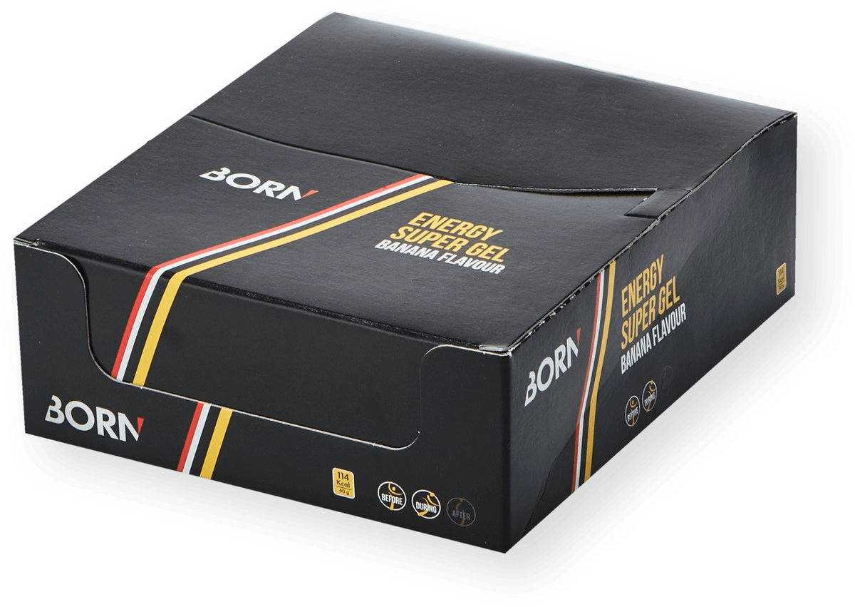Born | Energy Super Gel | Energy Gel | 28 Gram Carbs | Trail.nl