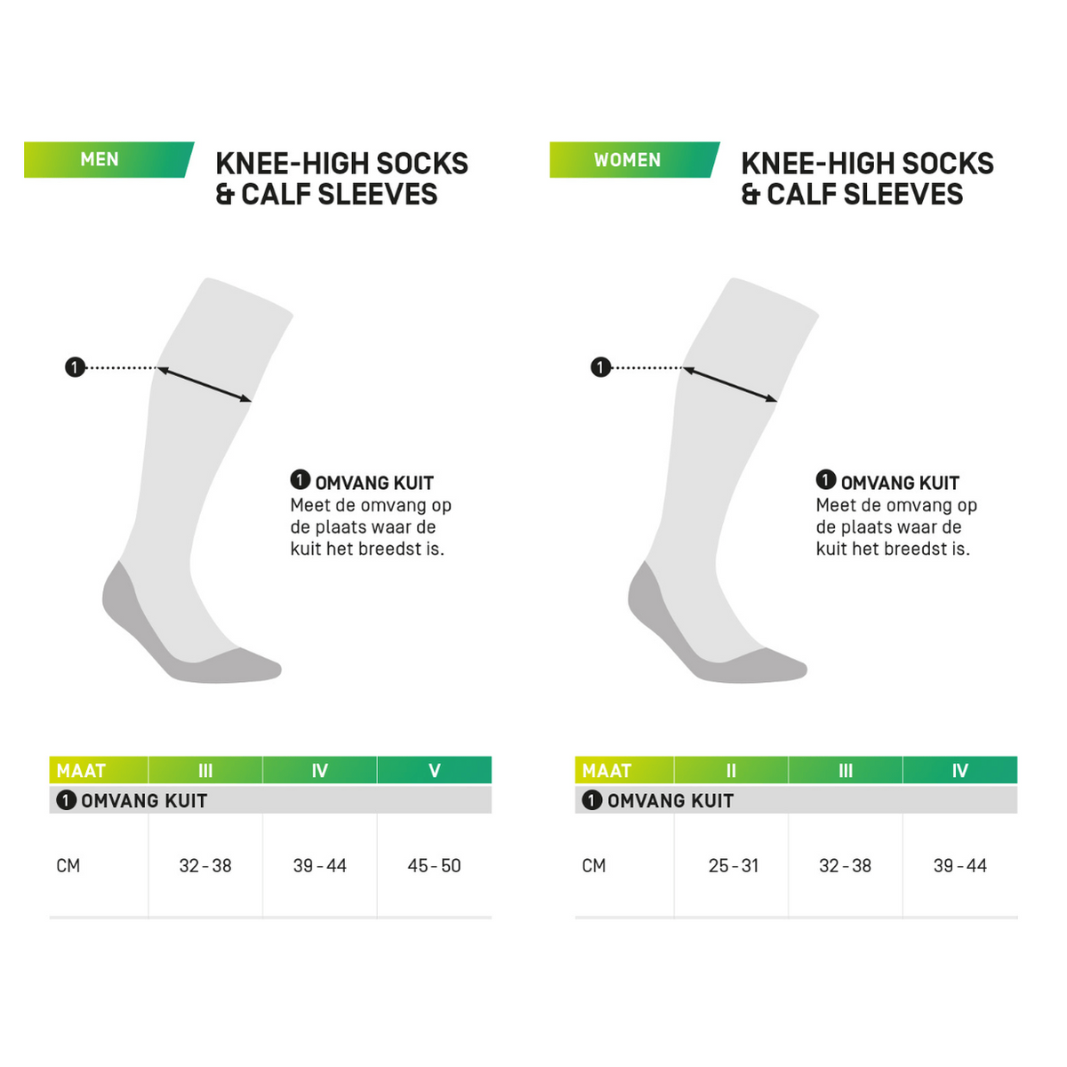 CEP The Run Calf Sleeves V5 Heren | Trail.nl