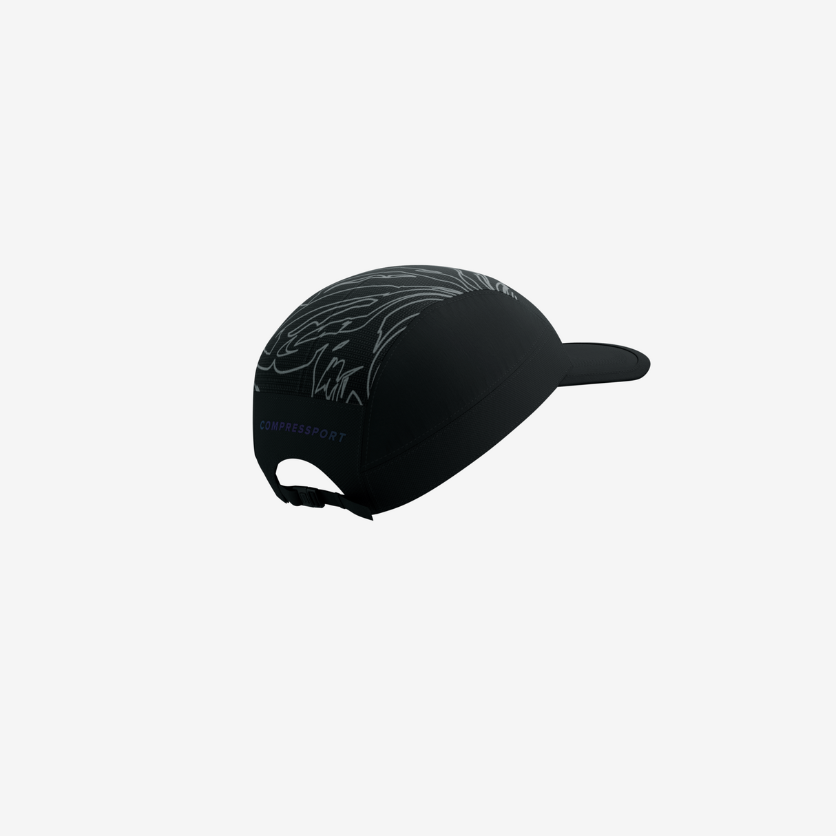 Compressport 5 Panel Light Cap Aurora (reflective) | Trail.nl