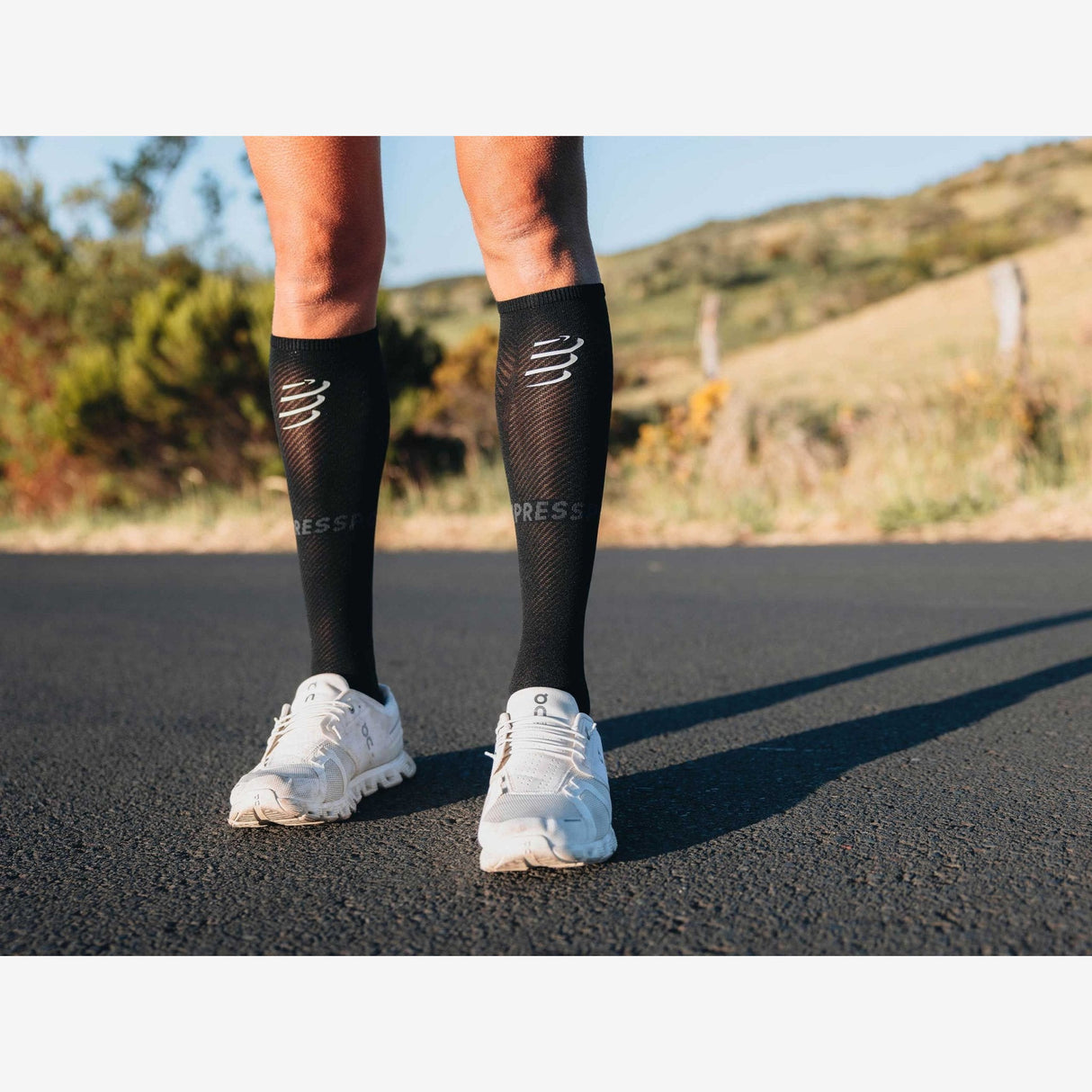 Compressport Full Socks Oxygen | Trail.nl