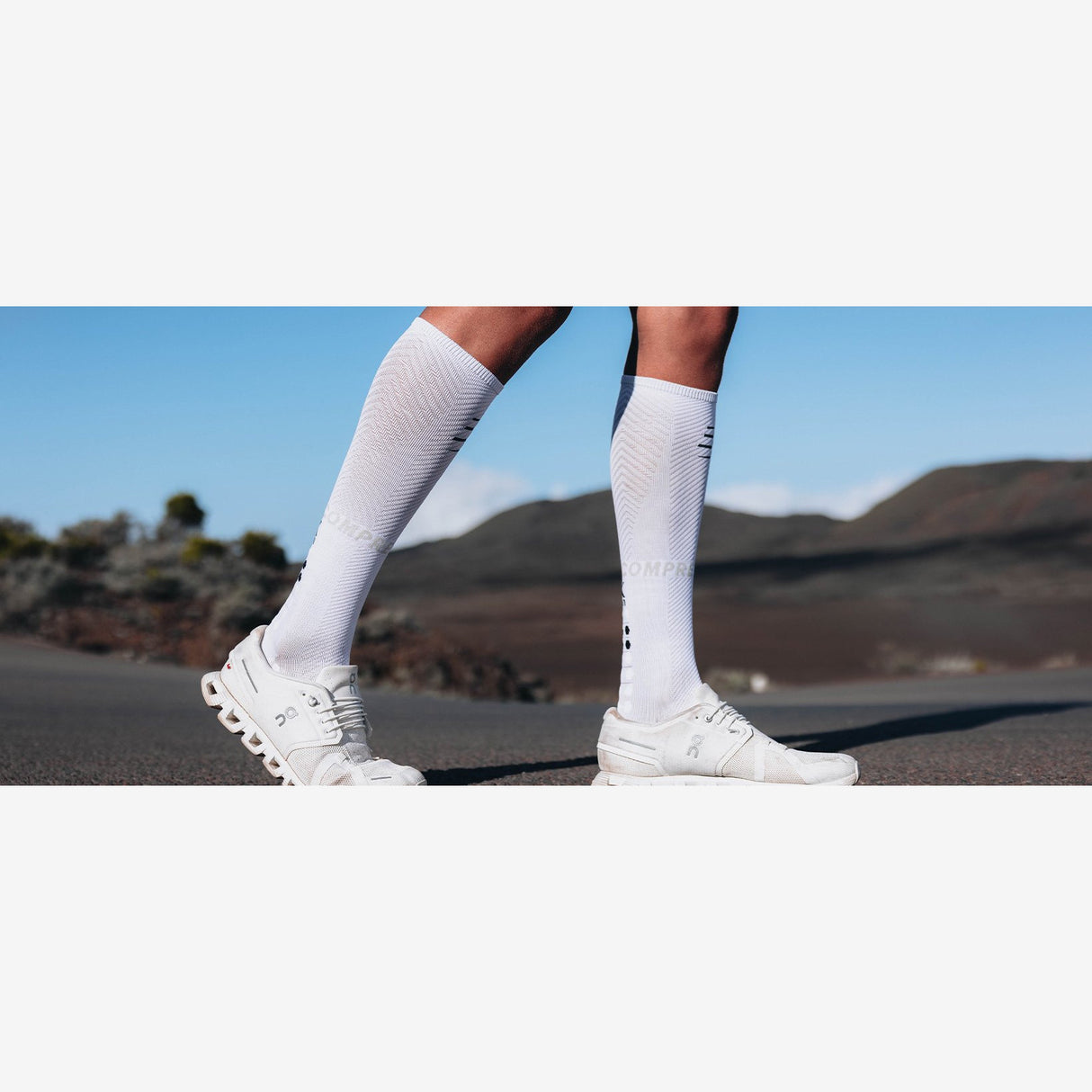 Compressport Full Socks Oxygen | Trail.nl