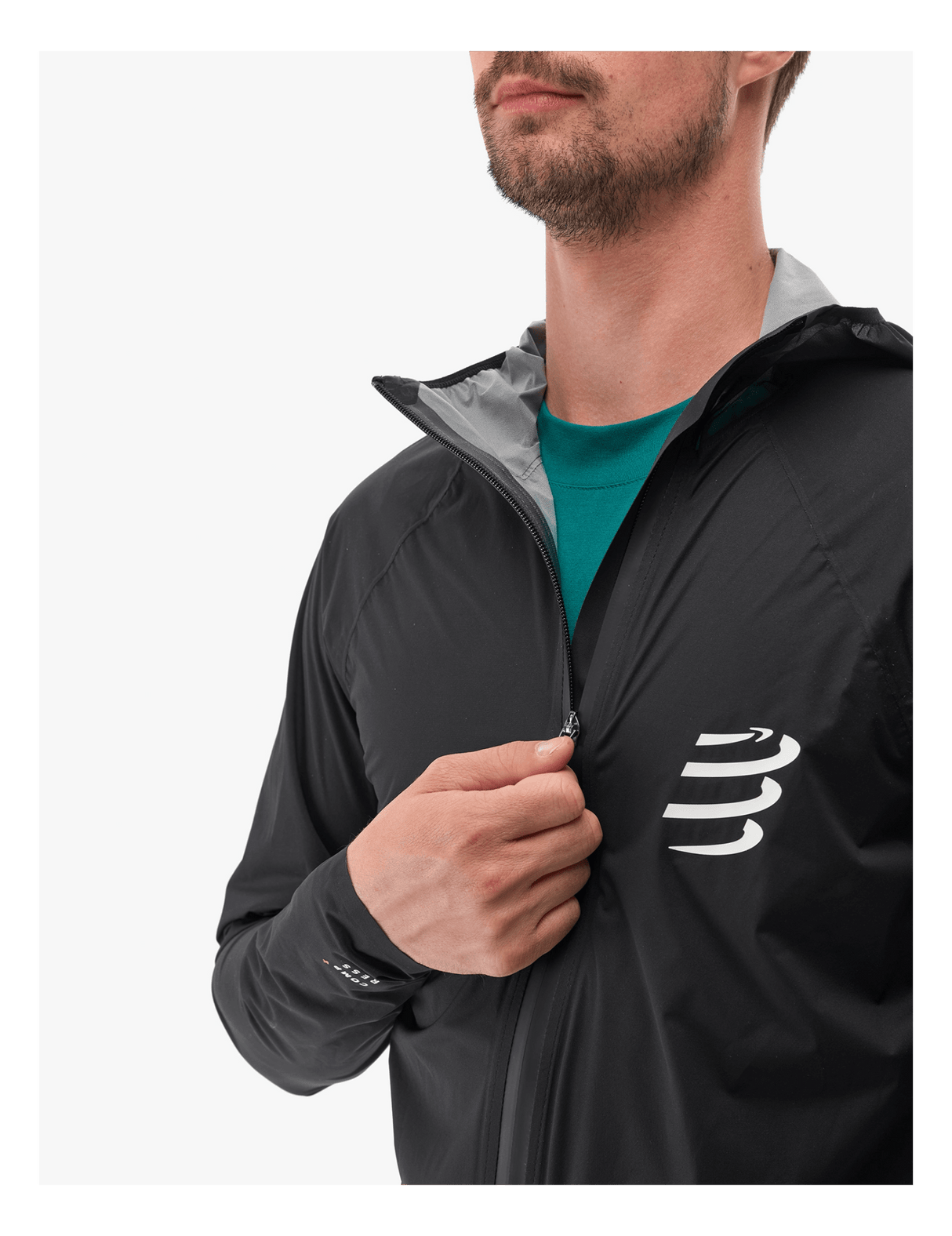 Compressport | Hurricane Waterproof Jacket 10/10 | Regenjas | Heren | Trail.nl
