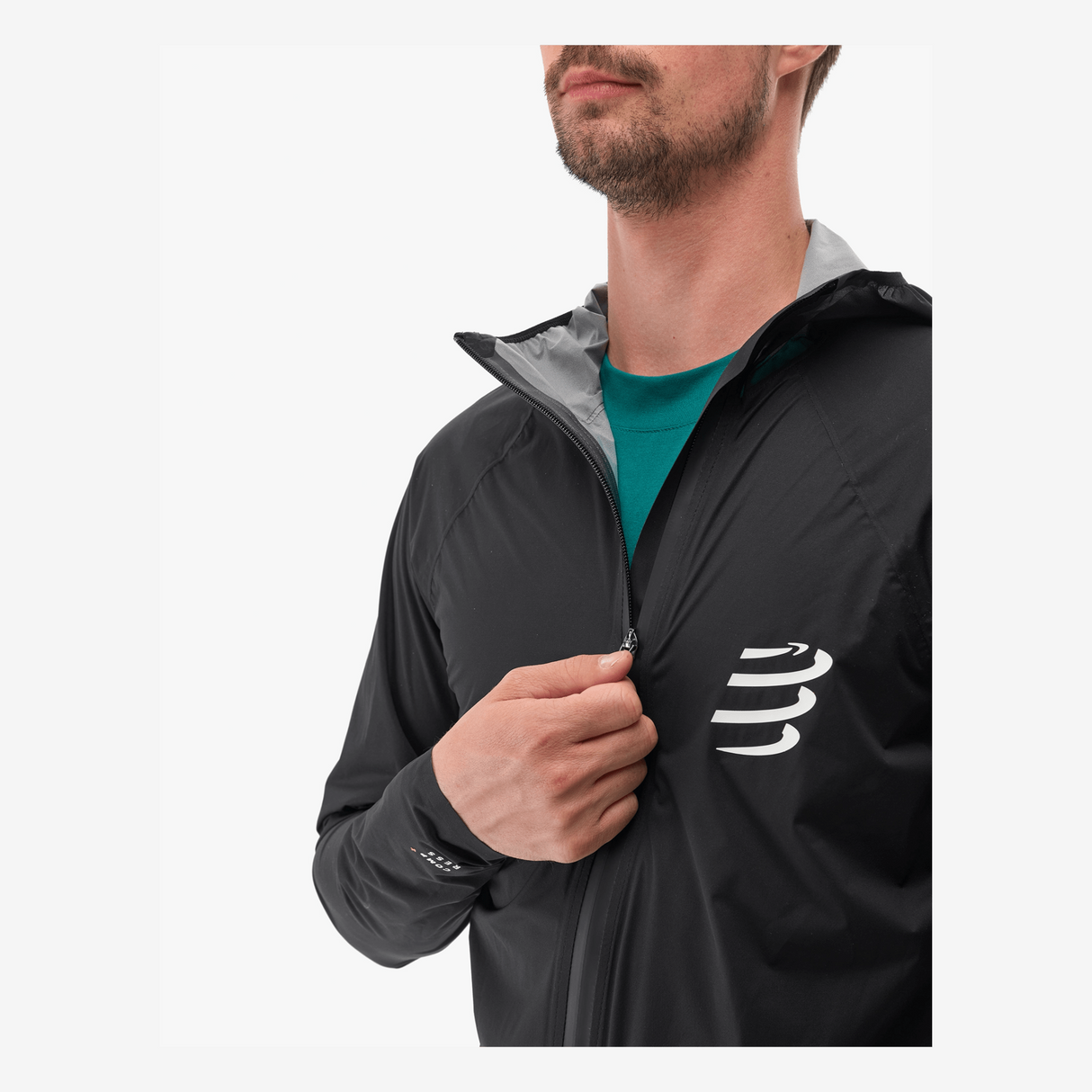 Compressport | Hurricane Waterproof Jacket 10/10 | Regenjas | Heren | Trail.nl