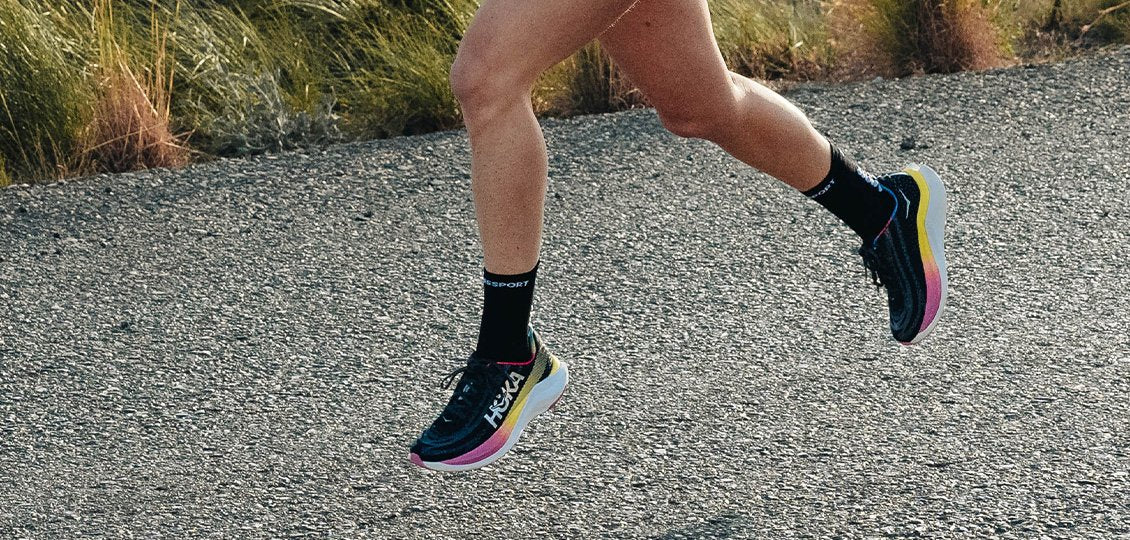 Compressport Pro Racing Socks Run V4.0 High | Trail.nl