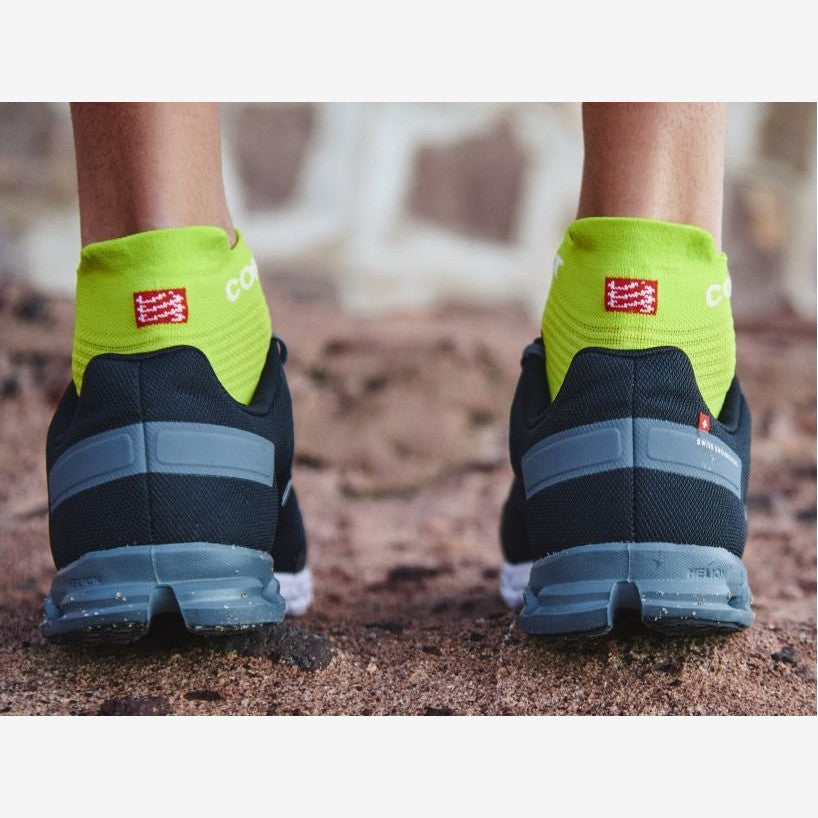 Compressport Pro Racing Socks Run V4.0 Low | Trail.nl