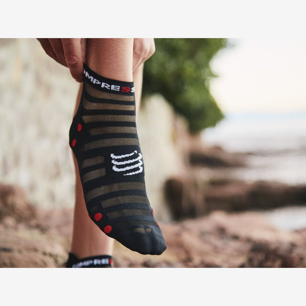 Compressport Pro Racing Socks Run V4.0 Ultralight Low | Trail.nl