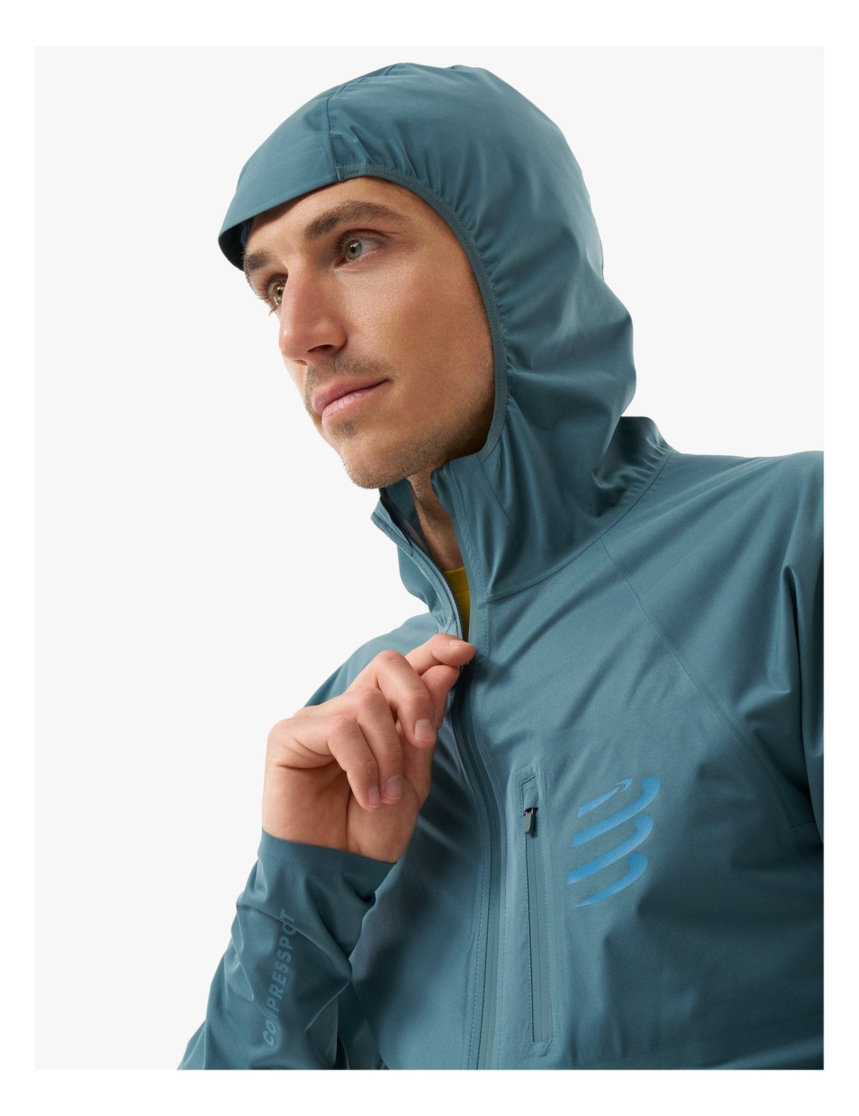 Compressport | Tempest Waterproof Jacket | Regenjas | Heren | Trail.nl