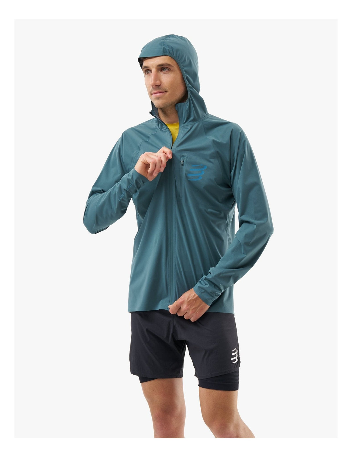 Compressport | Tempest Waterproof Jacket | Regenjas | Heren | Trail.nl
