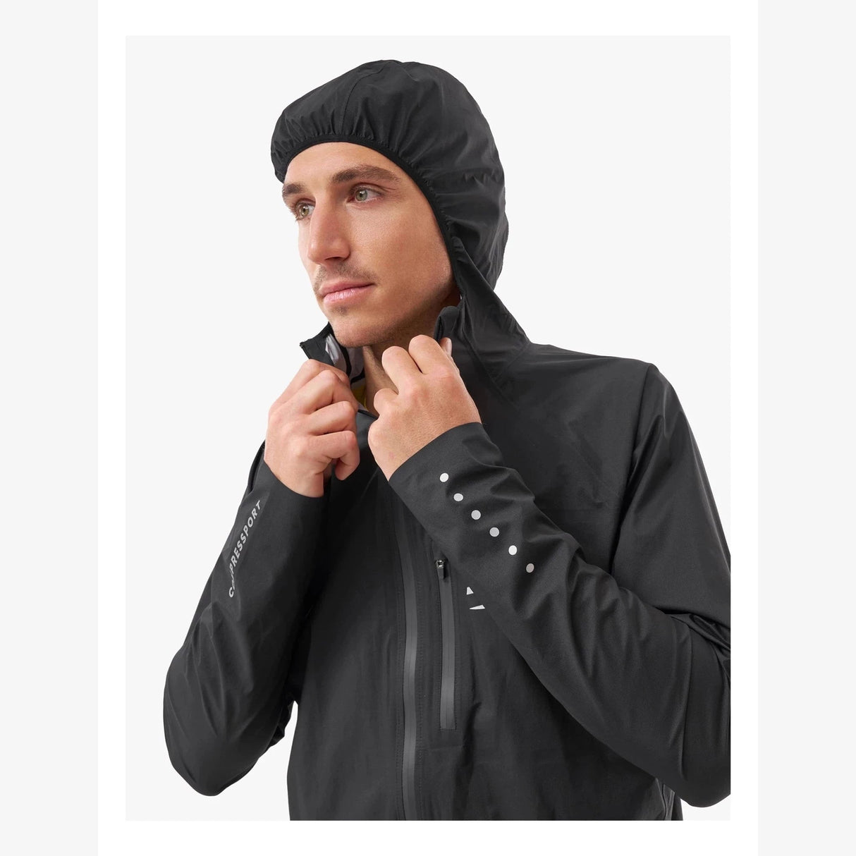 Compressport | Thunderstorm Waterproof Jacket | Regenjas | Trail.nl