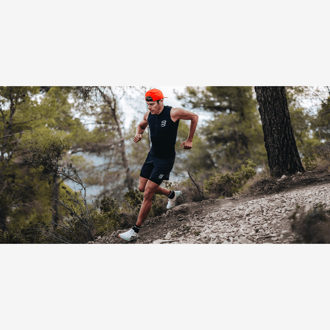 Compressport Trail Racing Overshort Heren | Trail.nl