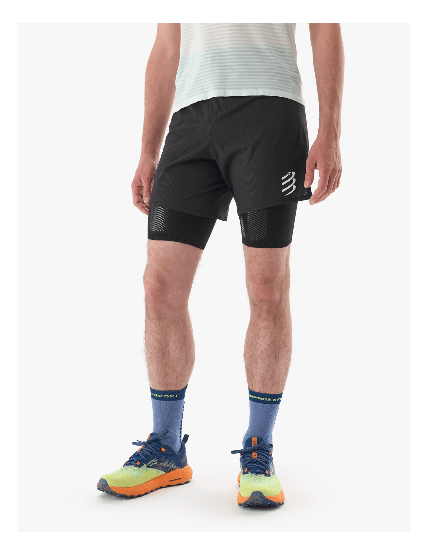 Compressport | Trail Under Control Short | Compressieshort | Heren | Trail.nl