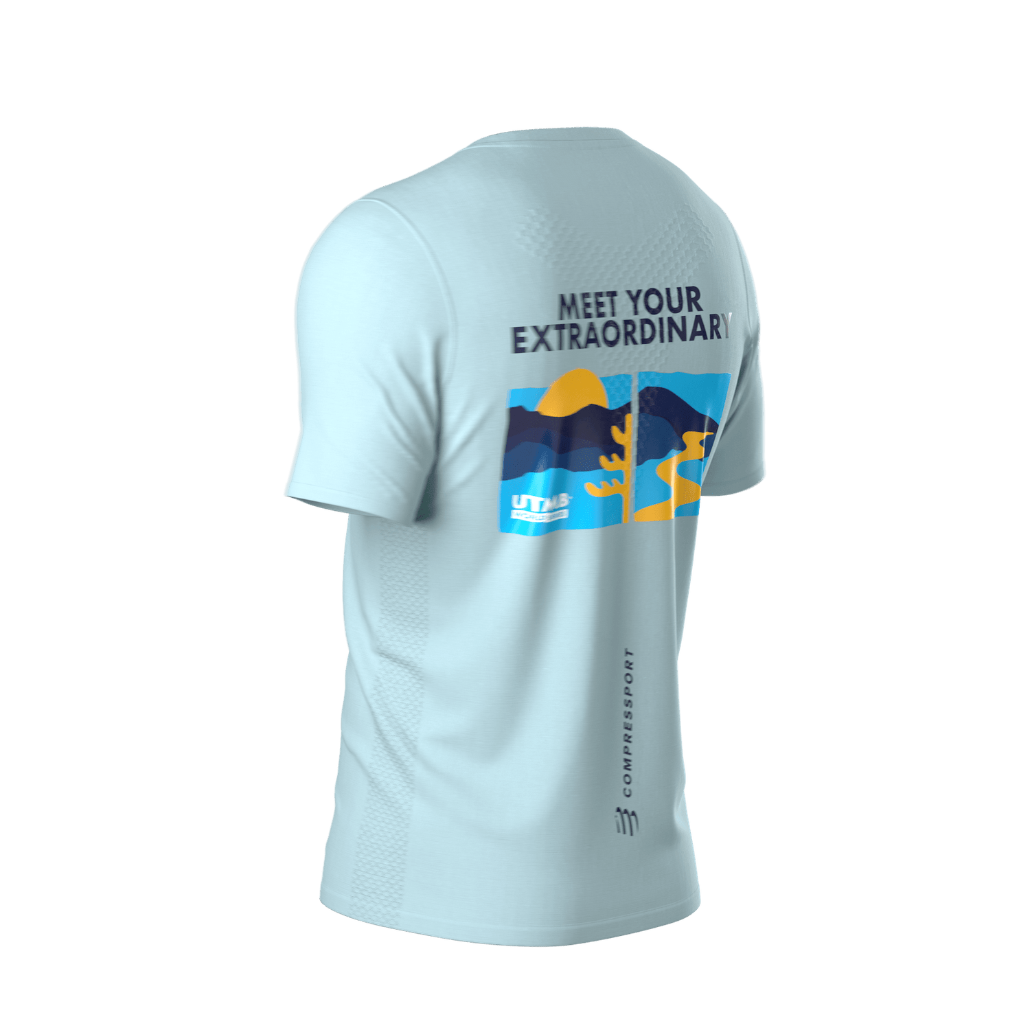 Compressport | Training T-Shirt | Shortsleeve Shirt | UTMB 2025 | Heren | Trail.nl