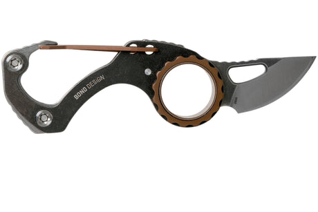 CRKT | Compano Carabiner Sheepsfoot | Mike Bond Design | Zakmes | Trail.nl