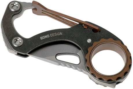CRKT | Compano Carabiner Sheepsfoot | Mike Bond Design | Zakmes | Trail.nl