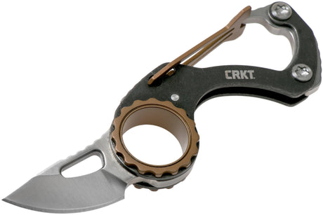 CRKT | Compano Carabiner Sheepsfoot | Mike Bond Design | Zakmes | Trail.nl