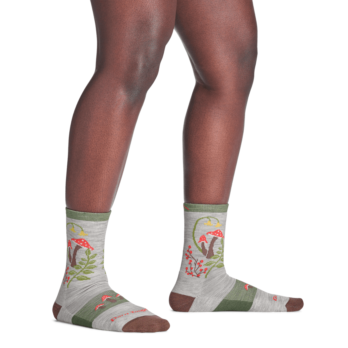 Darn Tough | 5026 Mellow Mushrooms | Micro Crew | Lightweight | Cushion | Dames | Wandelsokken | Trail.nl