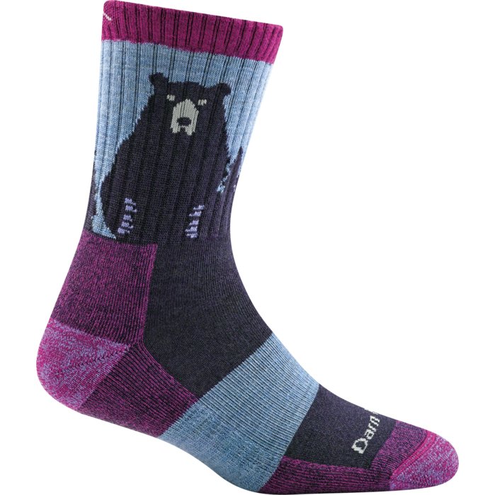 Darn Tough | 1970 Bear Town | Micro Crew | Lightweight | Cushion | Dames | Wandelsokken | Trail.nl