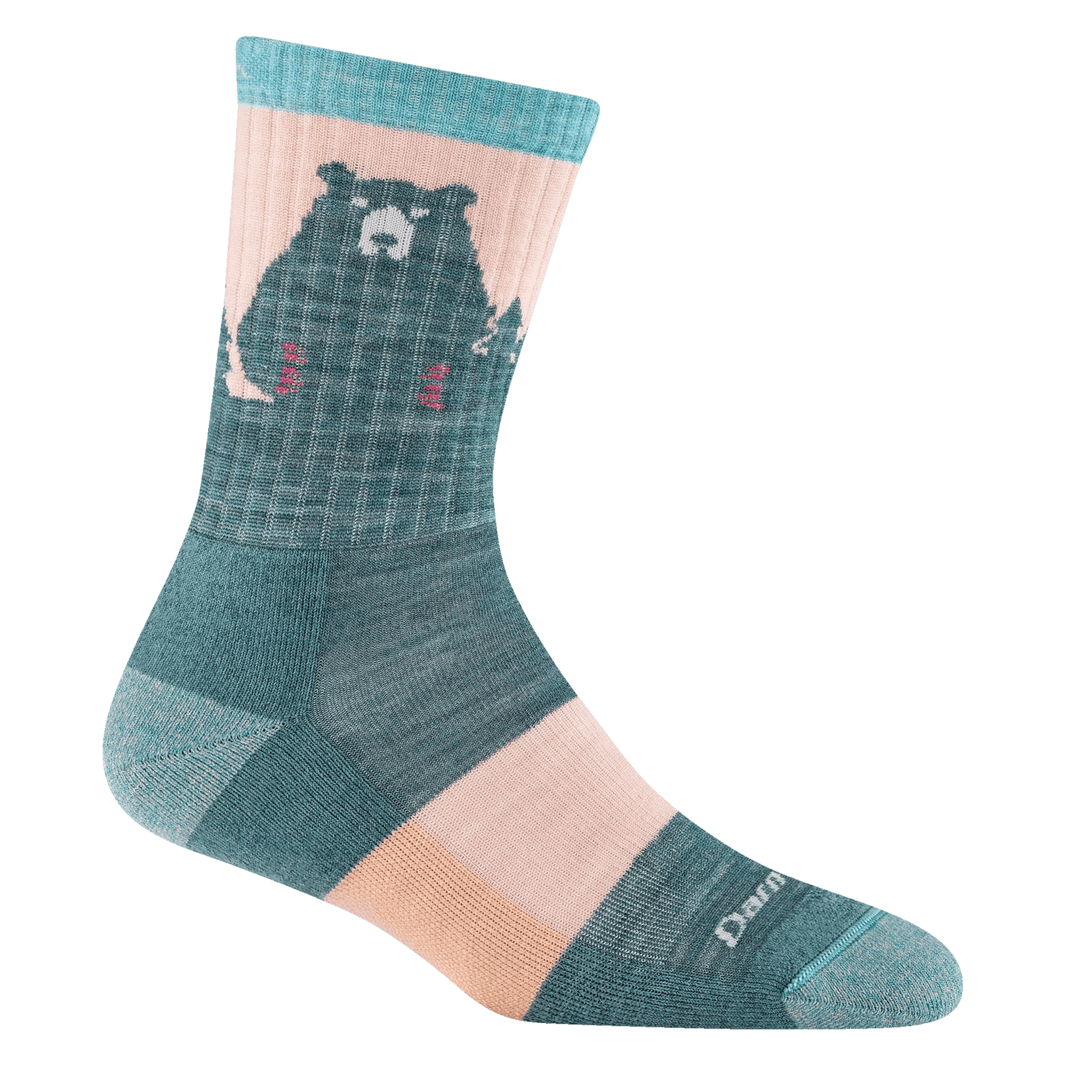Darn Tough | 1970 Bear Town | Micro Crew | Lightweight | Cushion | Dames | Wandelsokken | Trail.nl