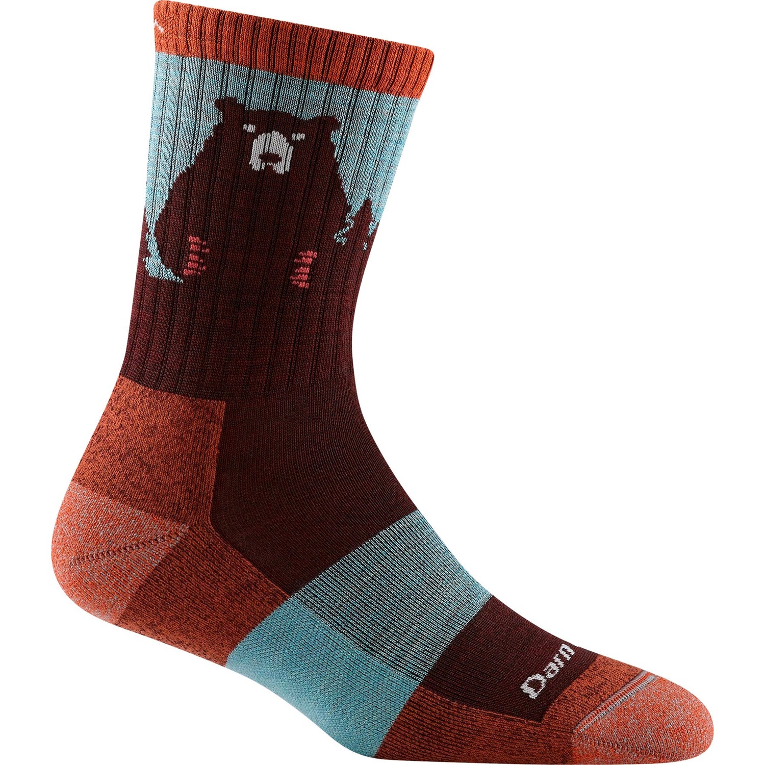 Darn Tough | 1970 Bear Town | Micro Crew | Lightweight | Cushion | Dames | Wandelsokken | Trail.nl