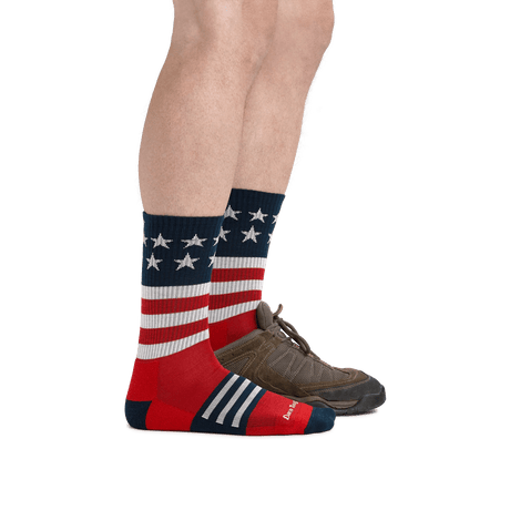 Darn Tough | 1976 Captain Stripe | Micro Crew | Lightweight | Heren | Trailrunsokken | Trail.nl