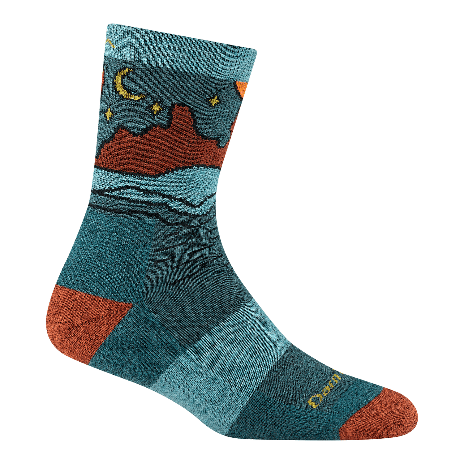 Darn Tough | 5023 Celeste | Micro Crew | Midweight | Cushion | Dames | Wandelsokken | Trail.nl