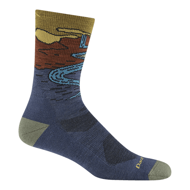 Darn Tough | 5020 Chasing Waterfalls | Micro Crew | Lightweight | Cushion | Heren | Wandelsokken | Trail.nl