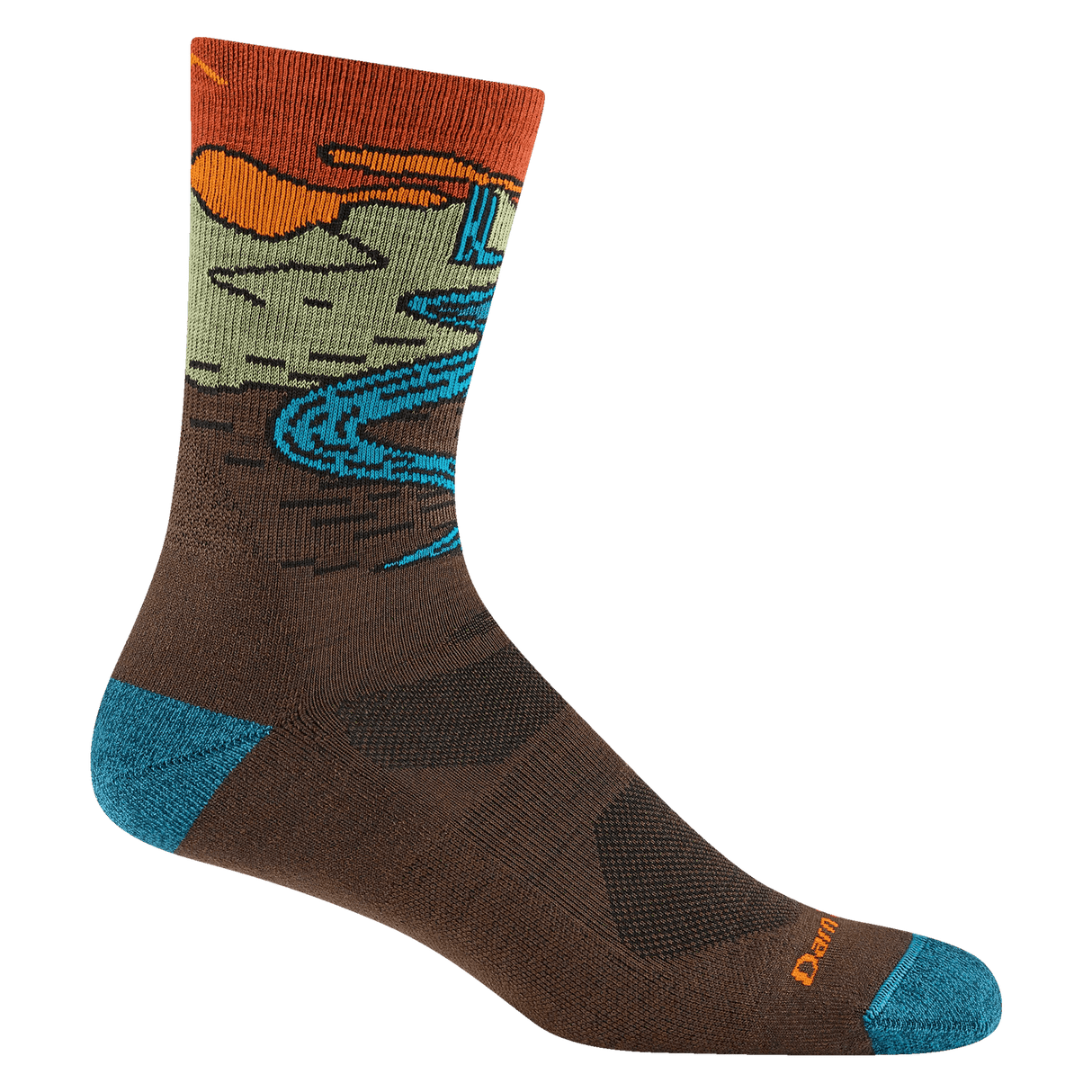 Darn Tough | 5020 Chasing Waterfalls | Micro Crew | Lightweight | Cushion | Heren | Wandelsokken | Trail.nl