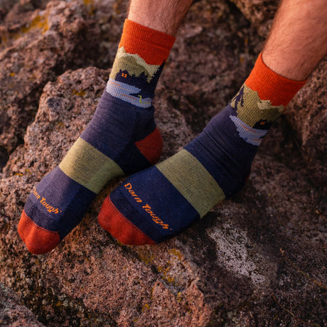 Darn Tough | 5014 Close Encounters | Micro Crew | Midweight | Cushion | Heren | Wandelsokken | Trail.nl