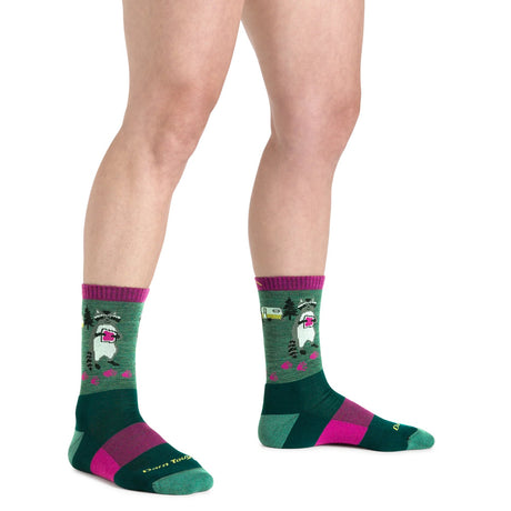 Darn Tough | 5001 Critter Club | Micro Crew | Lightweight | Cushion | Dames | Wandelsokken (SALE) | Trail.nl
