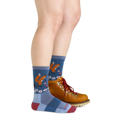 Darn Tough | 5001 Critter Club | Micro Crew | Lightweight | Cushion | Dames | Wandelsokken (SALE) | Trail.nl