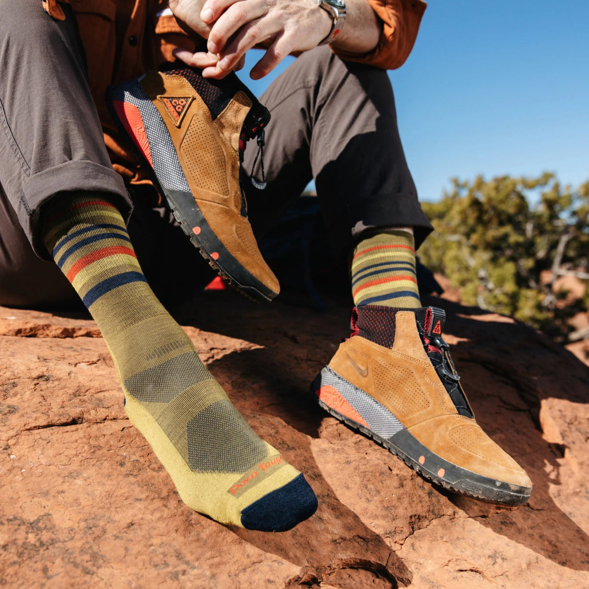 Darn Tough | 5012 Fastpack | Micro Crew | Lightweight | Cushion | Heren | Wandelsokken | Trail.nl