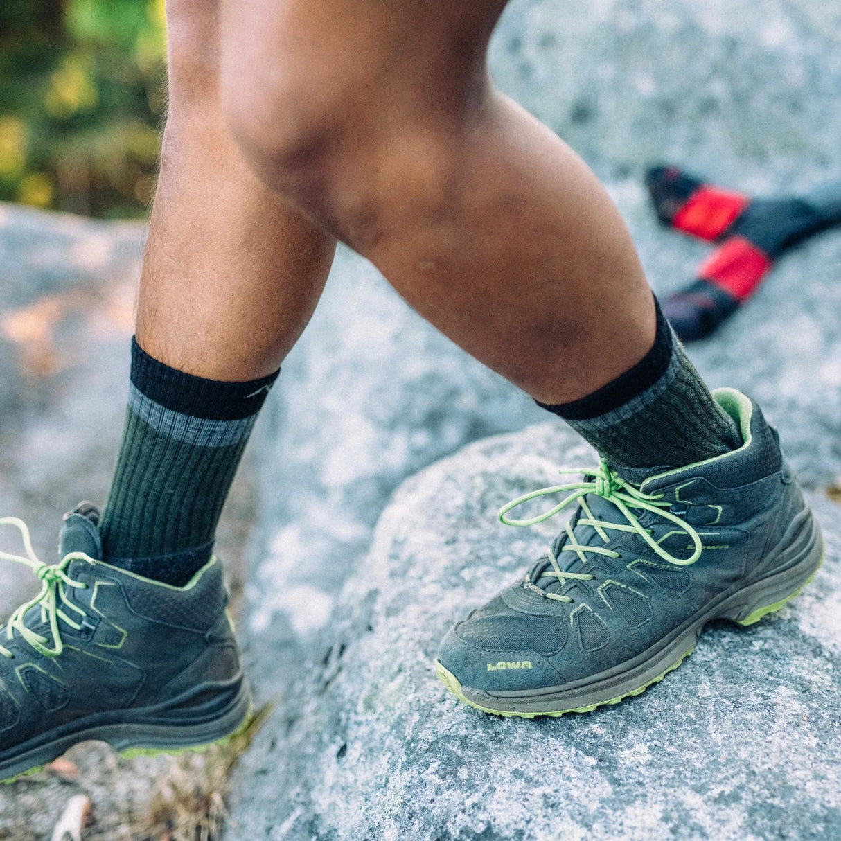 Darn Tough | 1924 Heady Stripe | Micro Crew | Lightweight | Cushion | Heren | Wandelsokken | Trail.nl