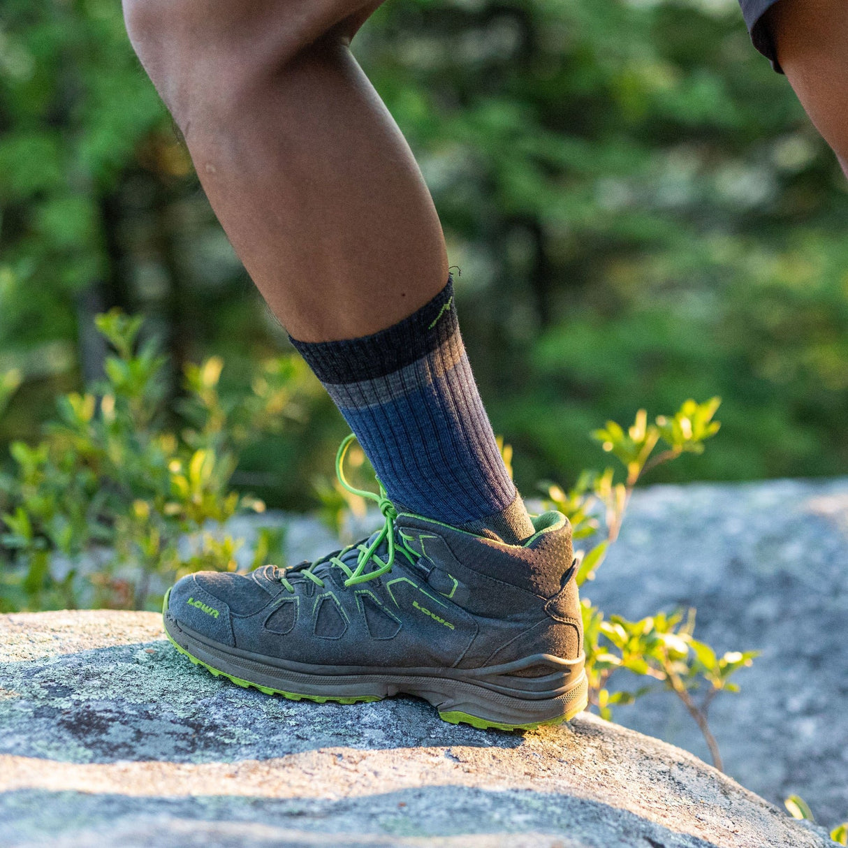 Darn Tough | 1924 Heady Stripe | Micro Crew | Lightweight | Cushion | Heren | Wandelsokken | Trail.nl