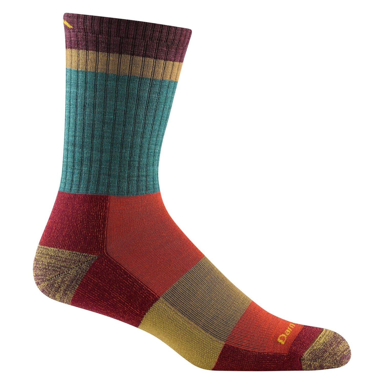 Darn Tough | 1924 Heady Stripe | Micro Crew | Lightweight | Cushion | Heren | Wandelsokken | Trail.nl