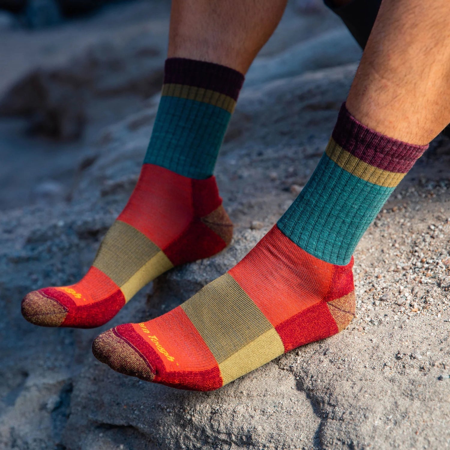 Darn Tough | 1924 Heady Stripe | Micro Crew | Lightweight | Cushion | Heren | Wandelsokken | Trail.nl