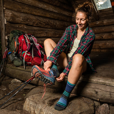 Darn Tough | 1969 Her Spur | Boot Sock | Lightweight | Cushion | Dames | Wandelsokken | Trail.nl