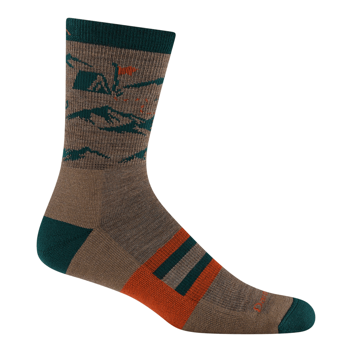 Darn Tough | 5021 Hike Hike Hut | Micro Crew | Midweight | Cushion | Heren | Wandelsokken | Trail.nl